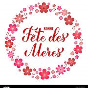 bonne-fete-des-meres-calligraphy-hand-lettering-with-spring-flowers-happy-mothers-day-in-french-vector-template-for-typography-poster-greeting-card-2PWG749